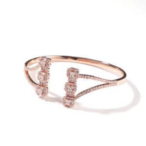 Cubic Zirconia Cuff Bangles