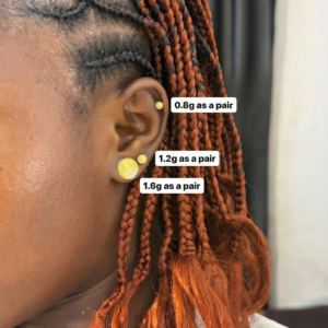 18Karat Gold Earrings Stack