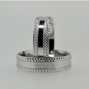 Custom Sterling Silver Male Wedding Band