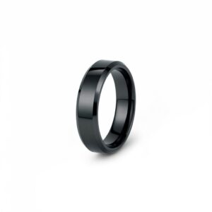 Black Tungsten Carbide Male Band