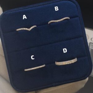 VVS Moissanite Female Wedding Band