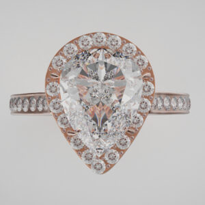 Lee Pear-Cut Diamond Engagement Ring