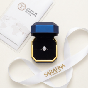 Lee Pear-Cut Diamond Engagement Ring